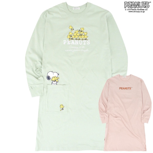 SNOOPY（スヌーピー） スーパービッグ Tシャツ ワンピース ビッグ 長袖