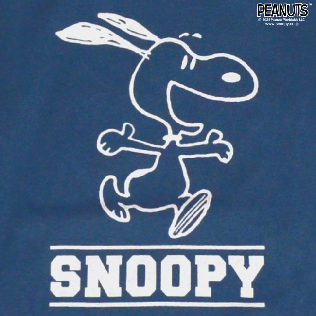 SNOOPY（スヌーピー） フライングエース プリント 長袖Tシャツ ロンT