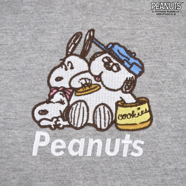 SNOOPY（スヌーピー） 長袖 Tシャツ トップス 刺繍 オラフ チャーリー
