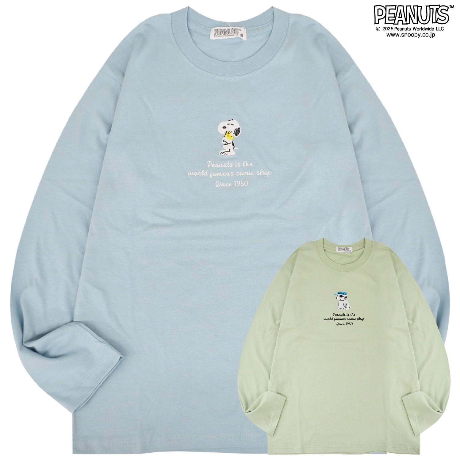 SNOOPY（スヌーピー） ウッドストック オラフ 刺繍 Tシャツトップス 