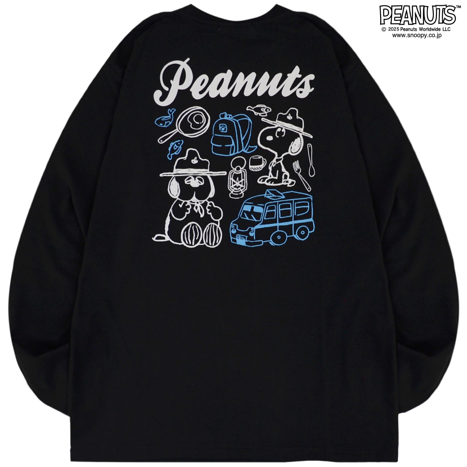 新品　未使用　スヌーピー　プリーツ　トップス　伸びるタイプ　黒 PEANUTS tシャツ 「PEANUTS/ピーナッツ」スヌーピー/SNOOPY スリーブ