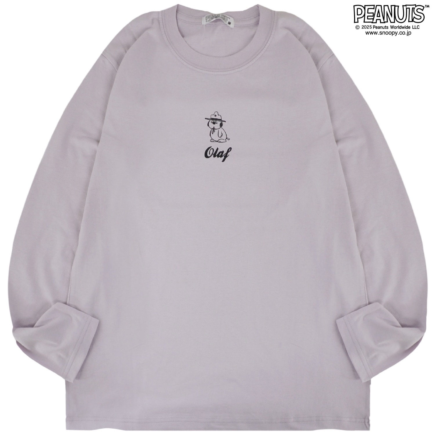 SNOOPY（スヌーピー） Tシャツ 長袖 ロンT トップス バック プリント 