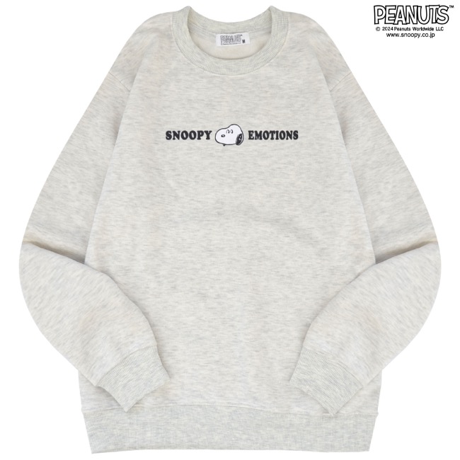 SNOOPY（スヌーピー） トレーナー 長袖 裏起毛 スウェット トップス