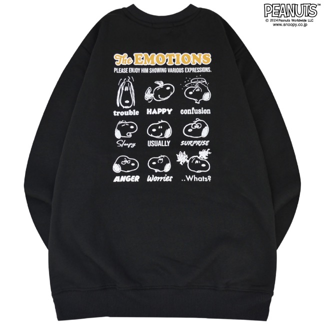 SNOOPY（スヌーピー） トレーナー 長袖 裏起毛 スウェット トップス