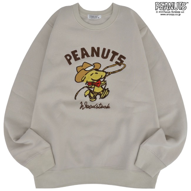 SNOOPY（スヌーピー） トレーナー ウッドストック 長袖 裏起毛