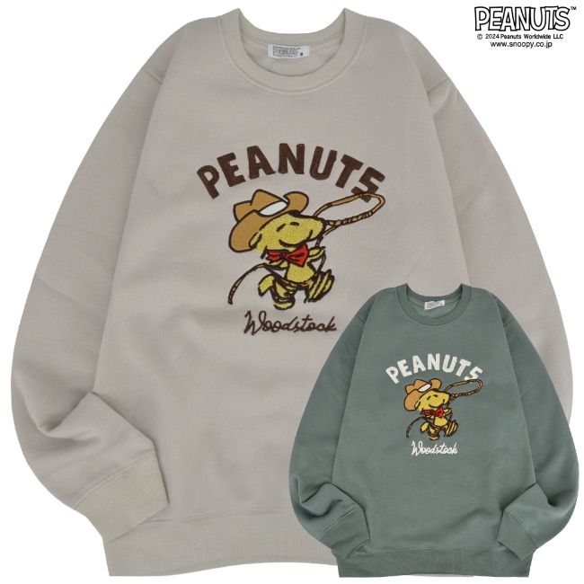 SNOOPY（スヌーピー） トレーナー ウッドストック 長袖 裏起毛