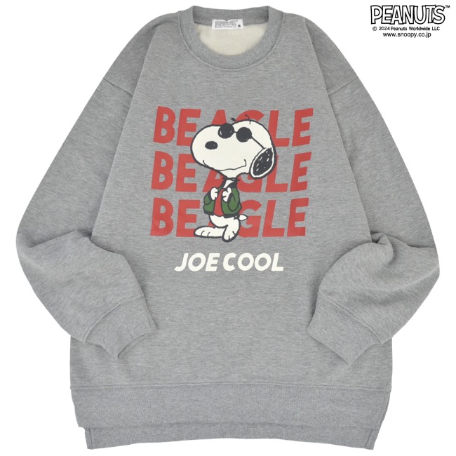 SNOOPY（スヌーピー） トレーナー 長袖 裏起毛 スウェット トップス
