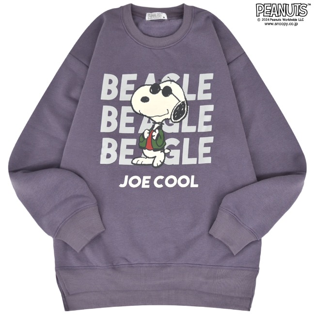 SNOOPY（スヌーピー） トレーナー 長袖 裏起毛 スウェット トップス