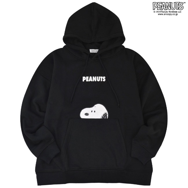 SNOOPY（スヌーピー） 裏起毛 プルパーカー 春秋 長袖 パーカー フード