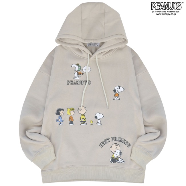 SNOOPY（スヌーピー） パーカー ジョークール 長袖 裏起毛 スウェット