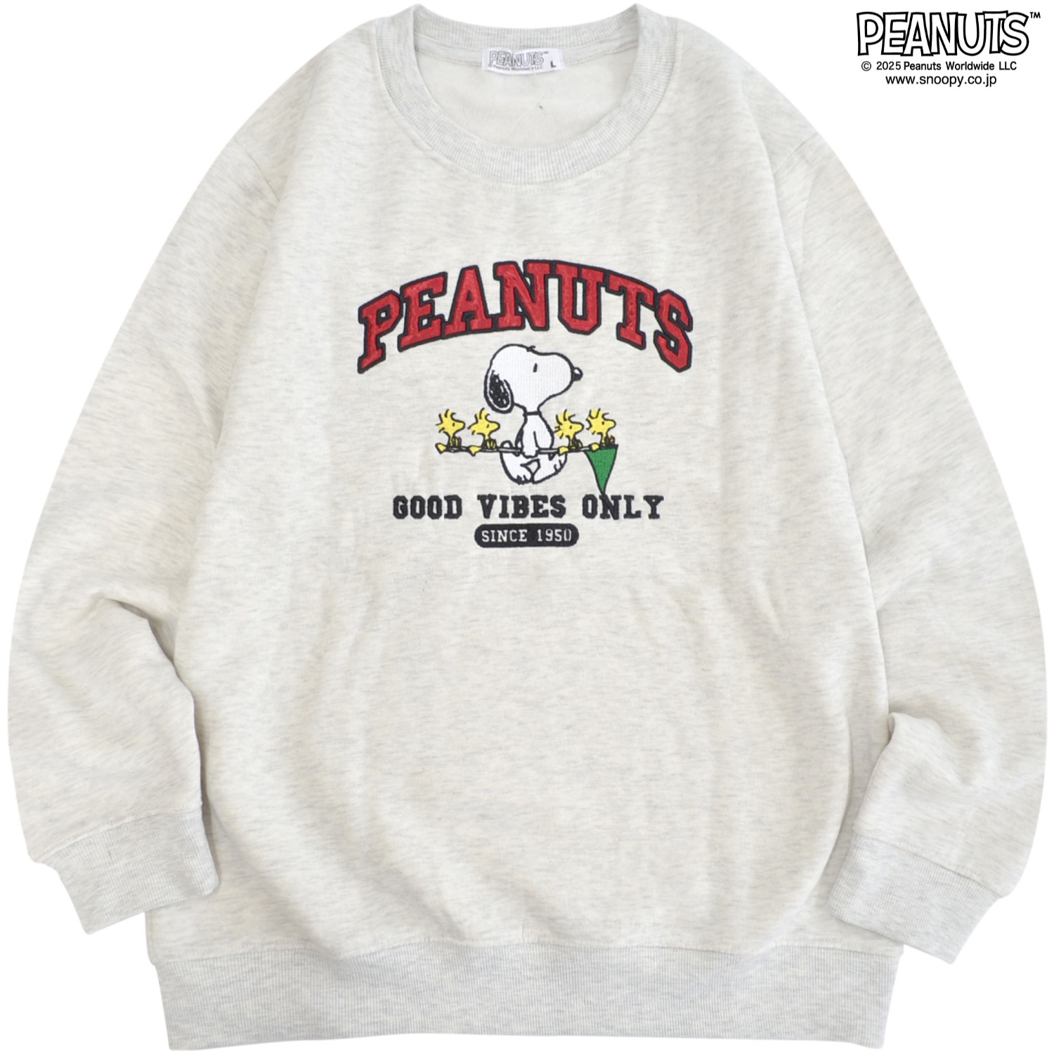 SNOOPY（スヌーピー） ウッドストック 裏起毛 トレーナー スウェット