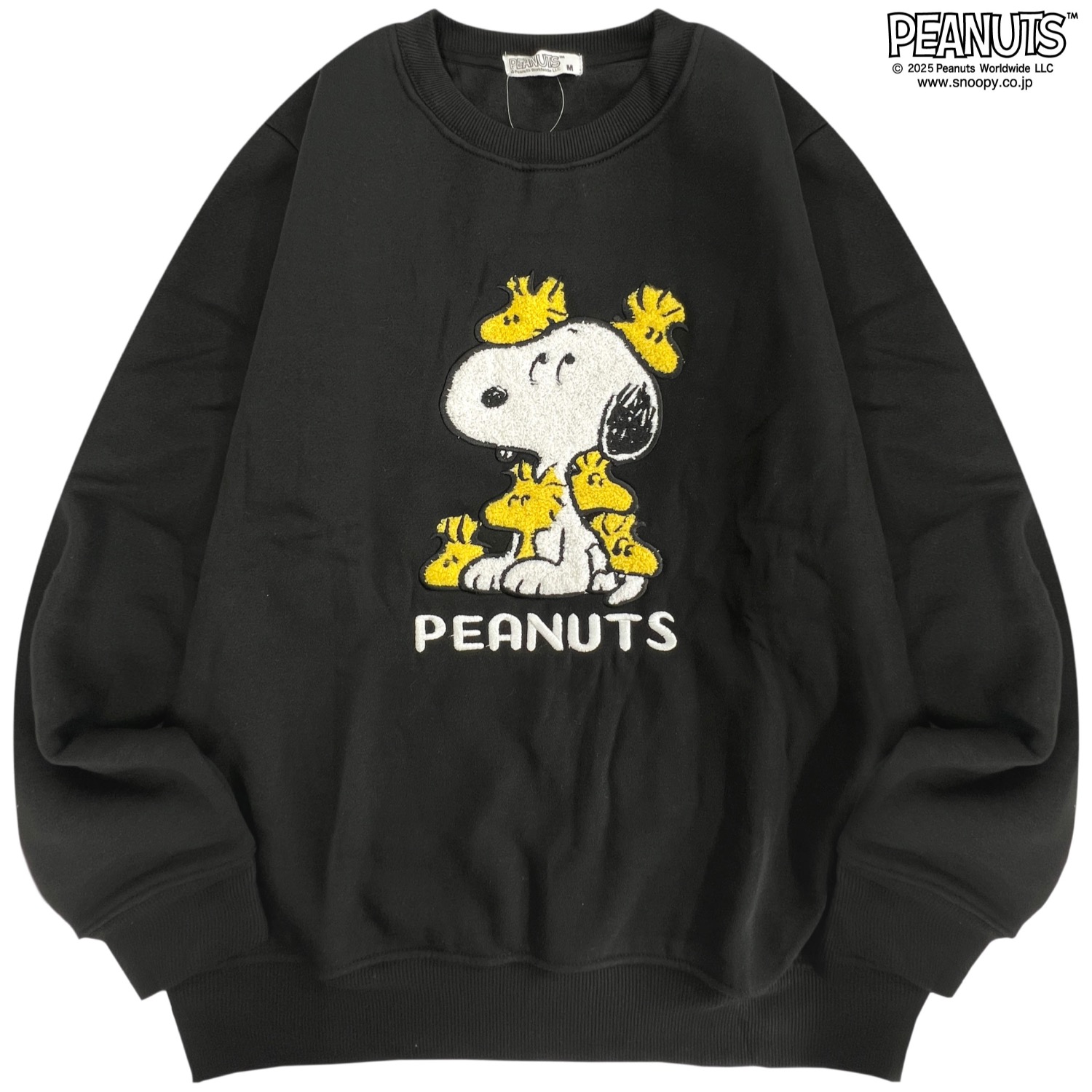 SNOOPY（スヌーピー） ウッドストック 裏起毛トレーナー プルオーバー