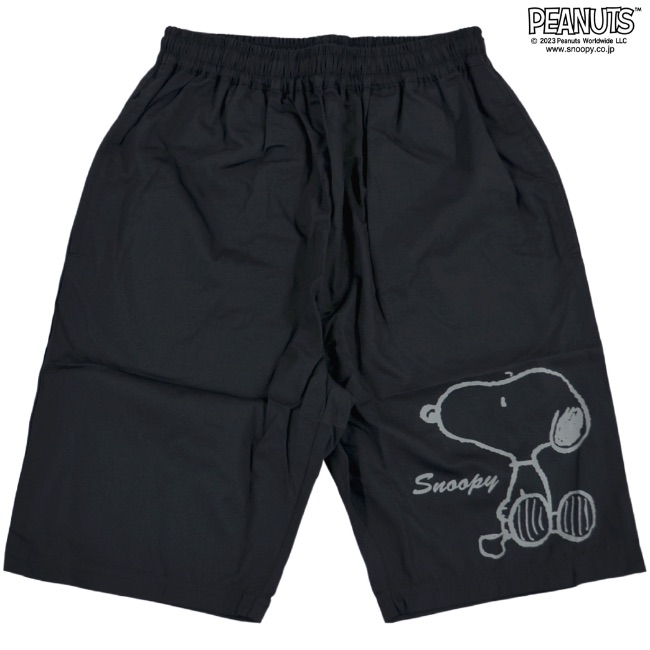 NEON SIGN 17ss SNOOPY 42283 PANTS ハーフパンツ SNOOPY（スヌーピー） パンツ ハーフパンツ 刺繍 スポーツ ボトムス
