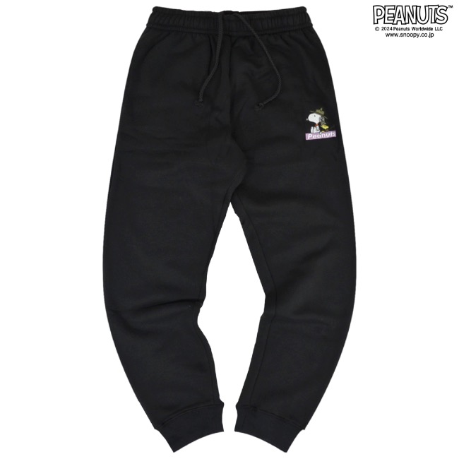 SNOOPY（スヌーピー） パンツ 裏起毛 スウェット 刺繍 ビーグル