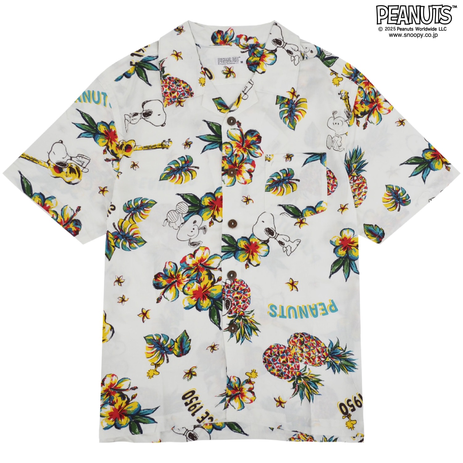 SNOOPY（スヌーピー） アロハ シャツ ハワイ 夏 海 Tシャツ トップス