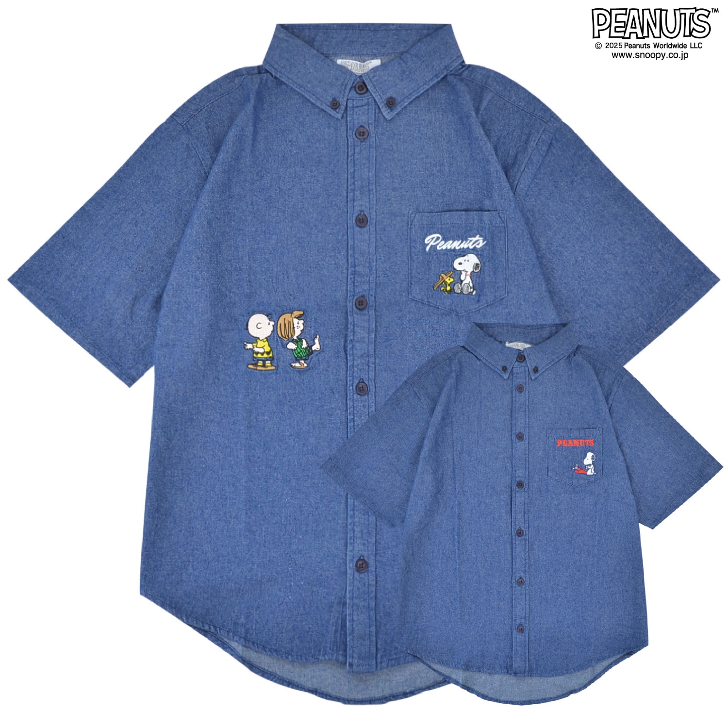 SNOOPY(スヌーピー) チャーリーブラウン ウッドストック デニム SNOOPY(スヌーピー) チャーリーブラウン ウッドストック デニム