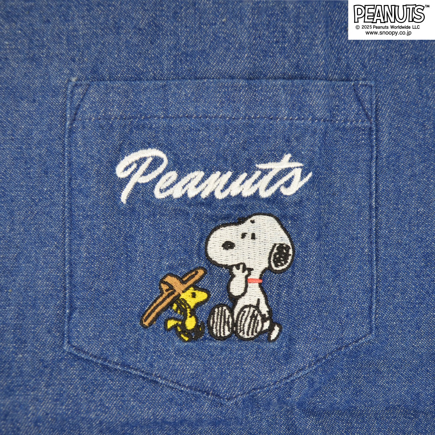 SNOOPY（スヌーピー） チャーリーブラウン ウッドストック デニム