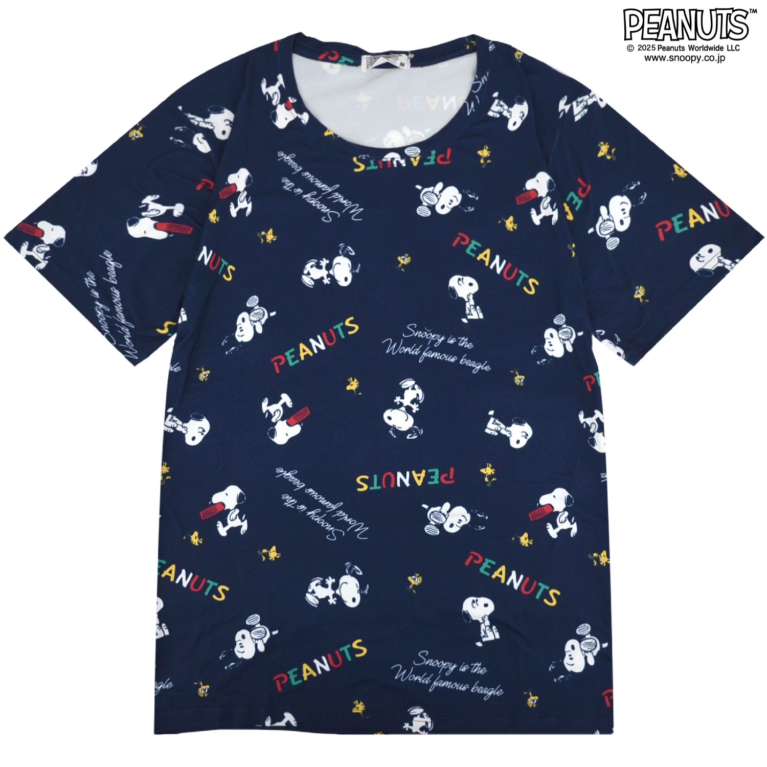 SNOOPY（スヌーピー） 半袖 シャツ ハーフパンツ セットアップ 上下