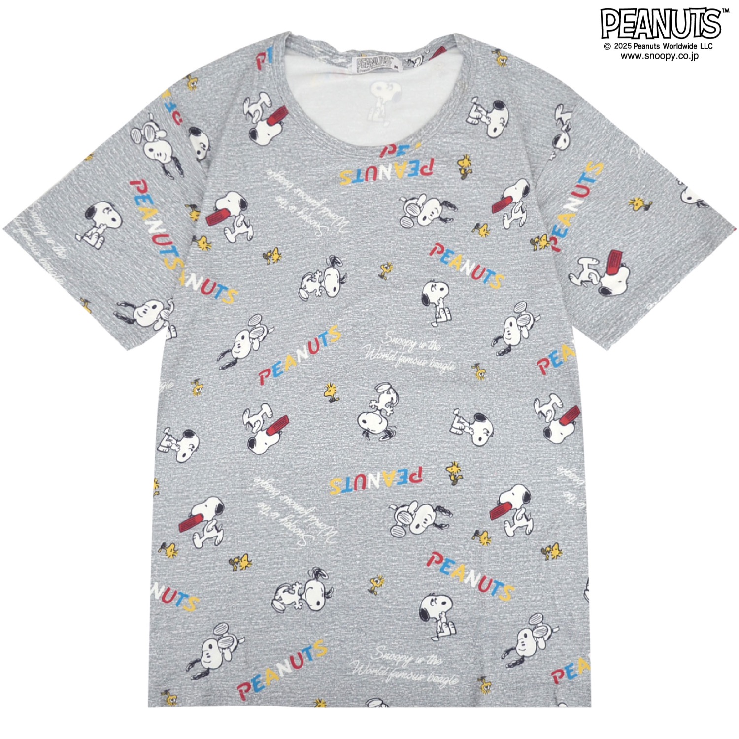 SNOOPY（スヌーピー） 半袖 シャツ ハーフパンツ セットアップ 上下 