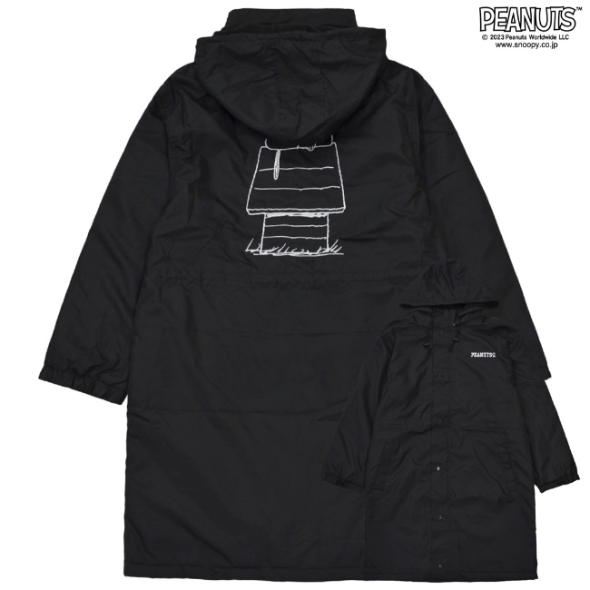 全信頼を寄せる SNOOPY 観戦 雨 ベンチコート フリース キルト スヌーピー 服＆ファッション小物