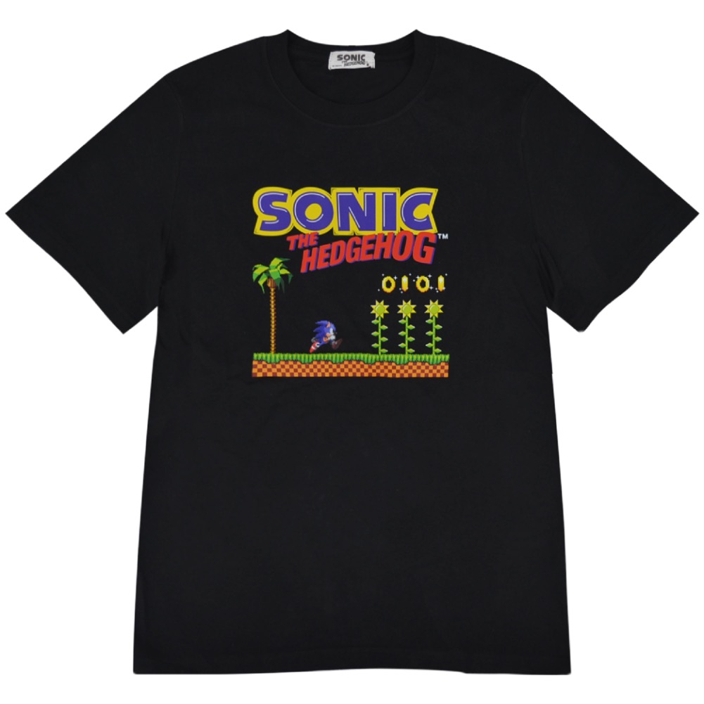 ソニック　ザヘッジホッグ　ゲームT ソニック・ザ・ヘッジホッグ_(サイズ/M)_ソニック HEDGY METAL T