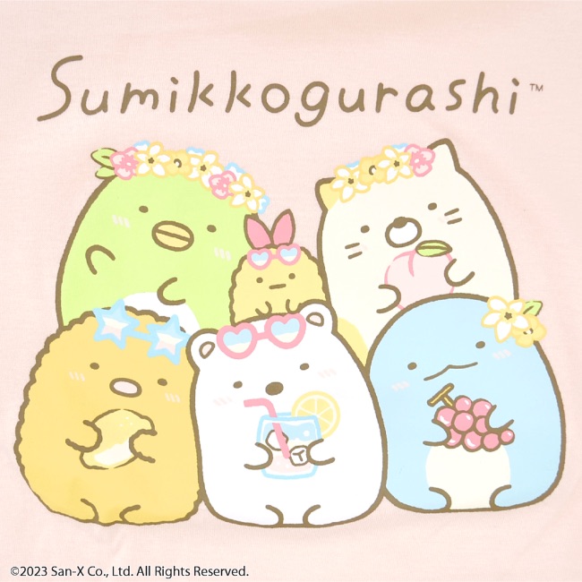 すみっコぐらし キッズTシャツ 半袖 ヘムカッ...の詳細画像4