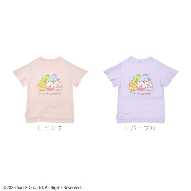 San-X（サンエックス） すみっコぐらし キッズTシャツ 半袖 フリル 春