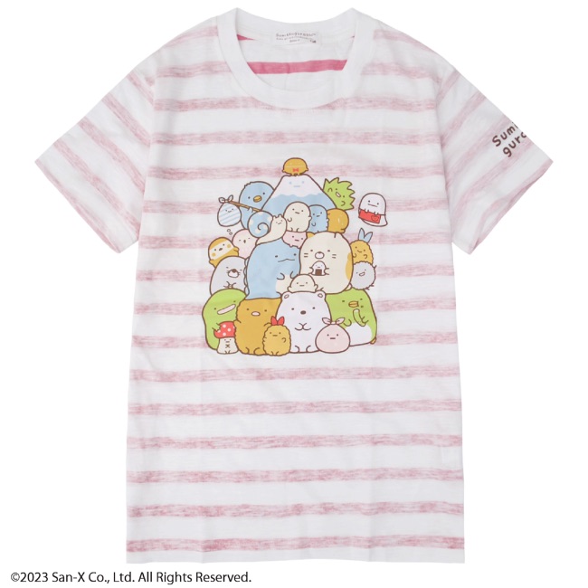 San-X すみっコぐらし キッズ ボーダーTシャツ 半袖