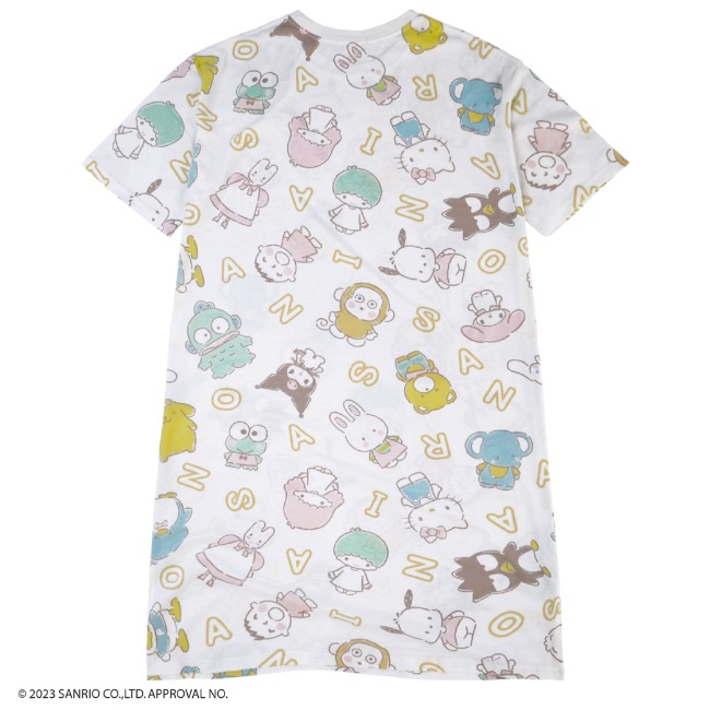 新品タグ付　サンリオ　Sugarbunnies Tシャツ　ワンピース　5枚 sanrio（サンリオ） キャラクターズ 総柄 Tシャツ ワンピース
