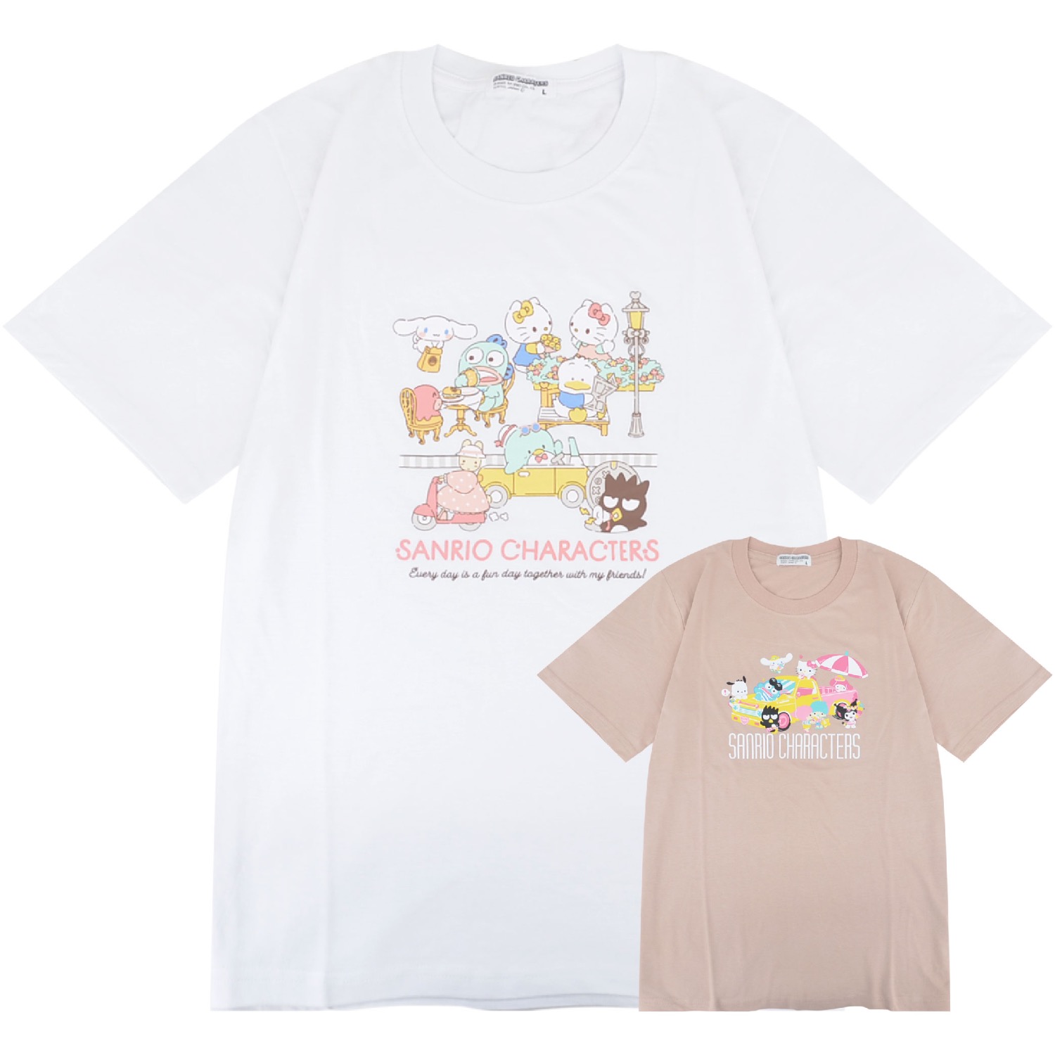 マイメロディ サンリオ キャラクターズ Tシャツ 半袖 プリント