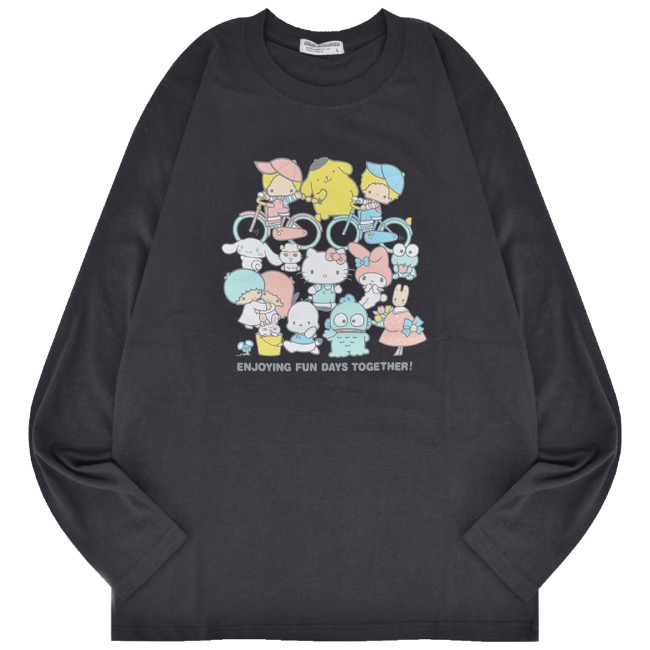 ハローキティ サンリオ キャラクターズ Tシャツ 長袖 ロンT プリント