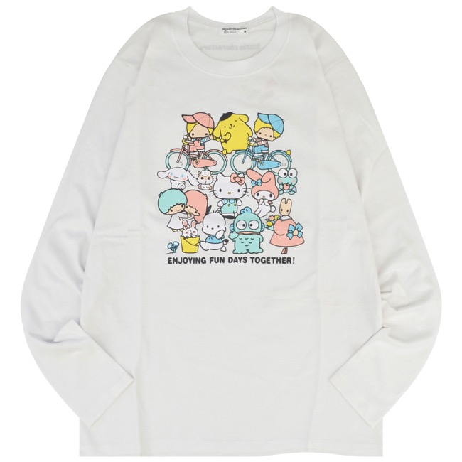 ハローキティ サンリオ キャラクターズ Tシャツ 長袖 ロンT プリント