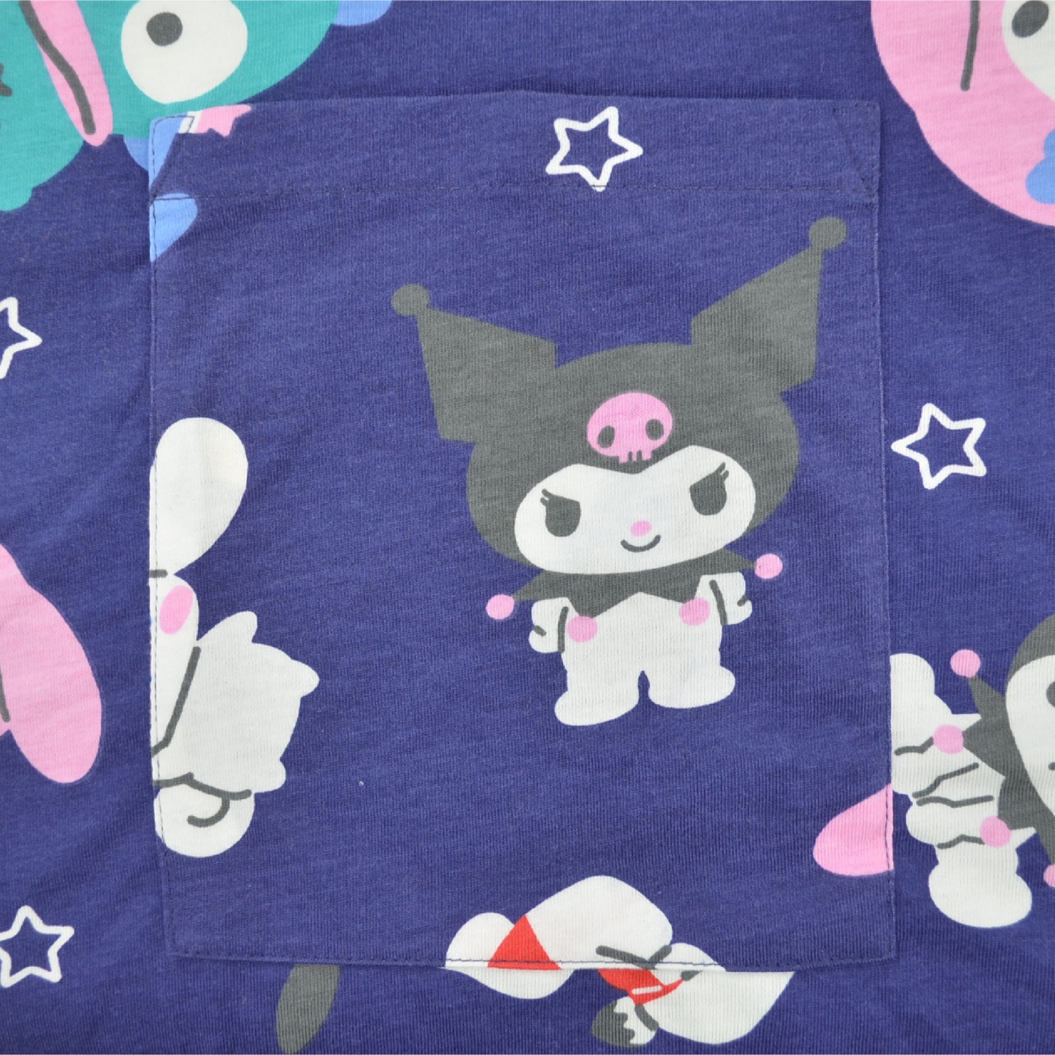 マイメロディ サンリオ キャラクターズ Tシャツ ワンピース 半袖 総柄