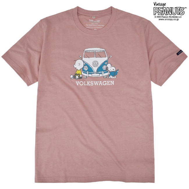 SNOOPY スヌーピー ピーナッツ フォルクスワーゲン Tシャツ 半袖