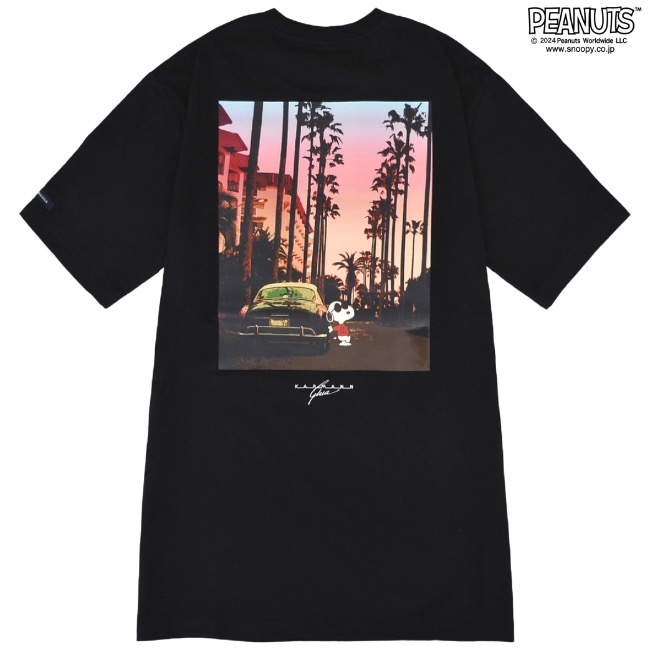 スヌーピー Tシャツ 半袖 フォルクスワーゲン トップス 大人 車 フォト プリント SNOOPY PEANUTS Volkswagen |  | 03
