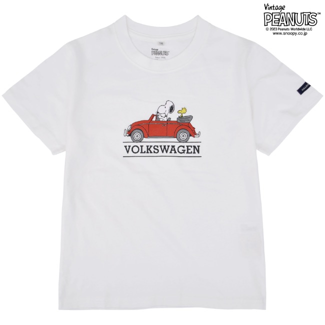 SNOOPY（スヌーピー） ピーナッツ フォルクスワーゲン Tシャツ キッズ