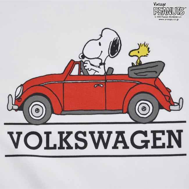 SNOOPY（スヌーピー） ピーナッツ フォルクスワーゲン Tシャツ キッズ