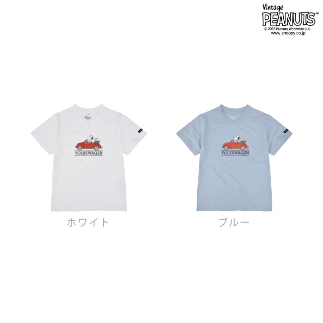 SNOOPY（スヌーピー） ピーナッツ フォルクスワーゲン Tシャツ キッズ