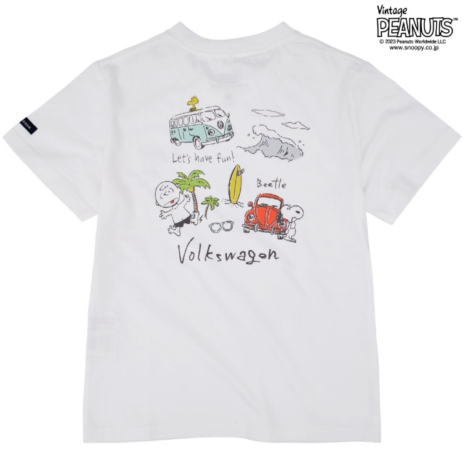 SNOOPY（スヌーピー） スヌーピーxフォルクスワーゲン コラボ キッズ T