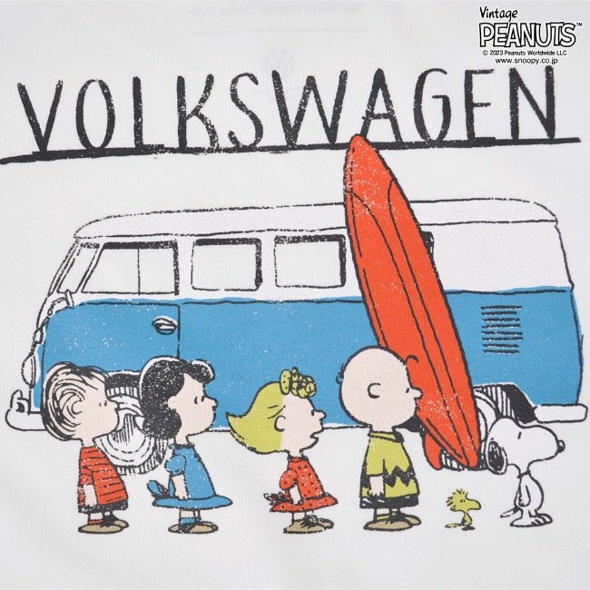 SNOOPY（スヌーピー） スヌーピーxフォルクスワーゲン コラボ キッズ T