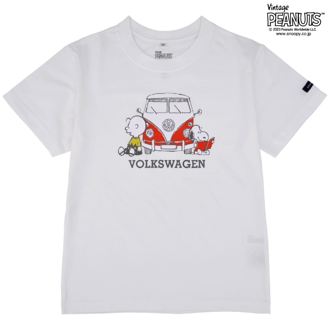 SNOOPY（スヌーピー） ピーナッツ フォルクスワーゲン Tシャツ キッズ
