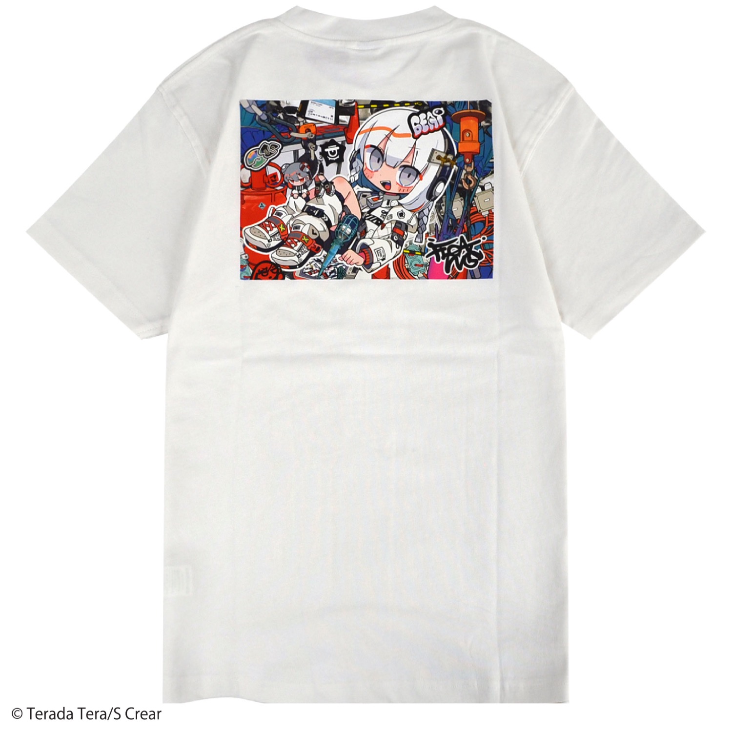 寺田てら 半袖 Tシャツ トップス プリント イラスト イラストレーター