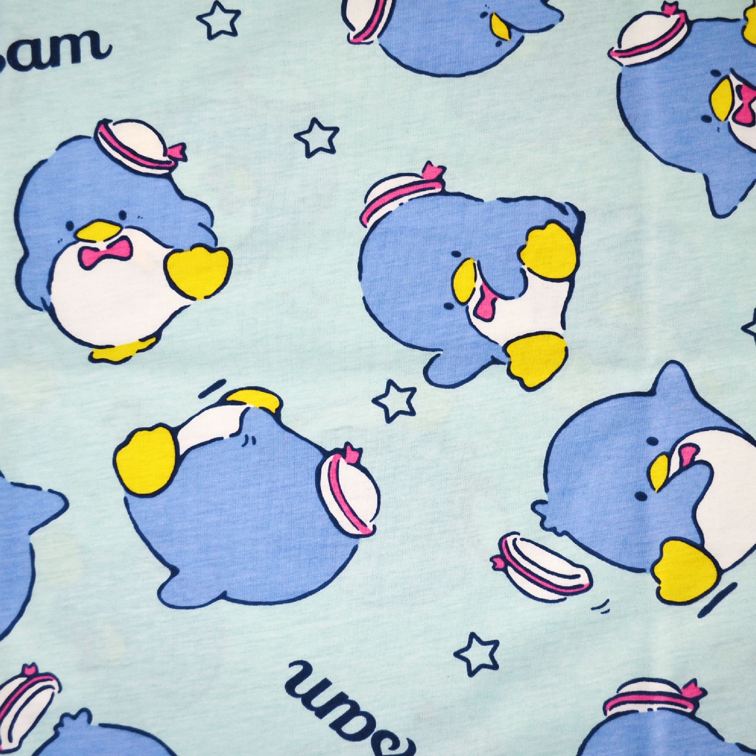 タキシードサム Tシャツ 半袖 総柄 プリント トップス サンリオ 
