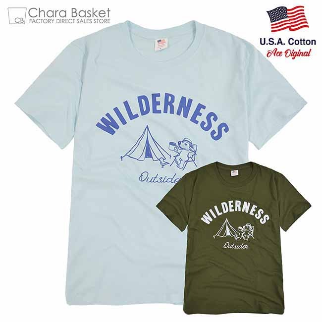 メンズ プリント Tシャツ 夏 服 アメリカ 綿 100% メール便 USA