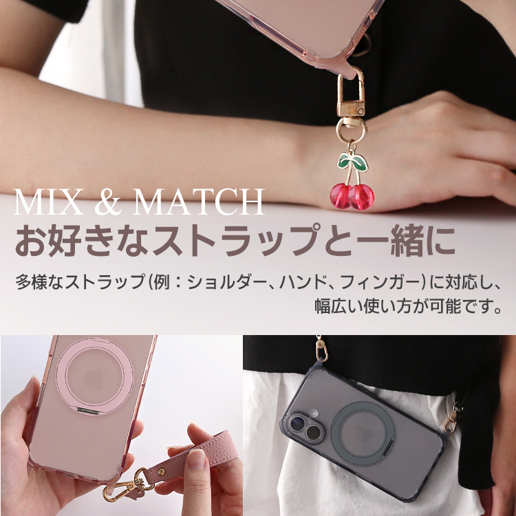 ZENIX DESIGN TECH [360°回転リングスタンドセット]iPhone18 Pro