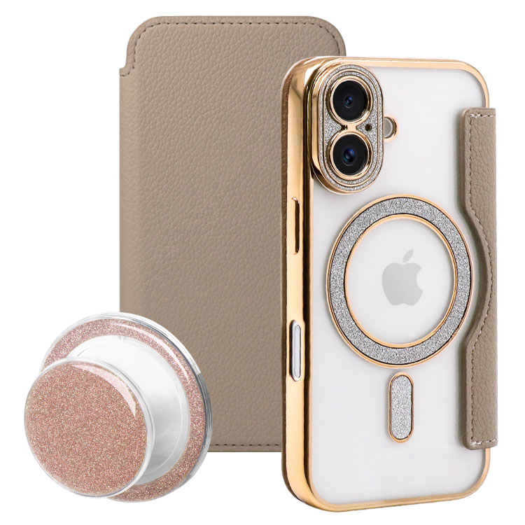 ZENIX DESIGN TECH iPhone17 ケース 手帳型 magsafe対応 iPhone16e