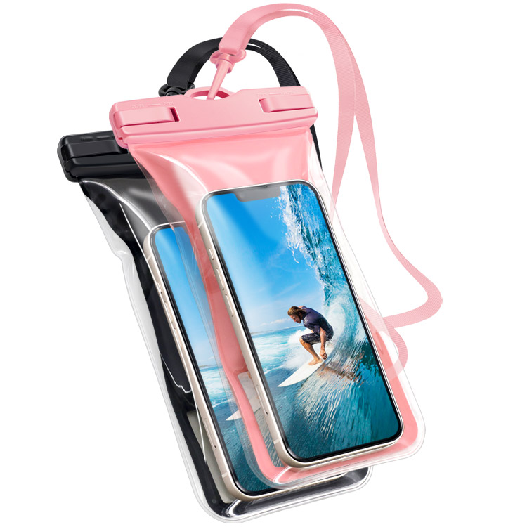 2枚セット 水に浮く スマホ 防水ケース ストラップ付き IPX8 操作可能 iPhone16 pro max plus 大きめ 多機種対応 防水スマホケース 水中撮影 スマートフォン | ZENIX DESIGN TECH | 04