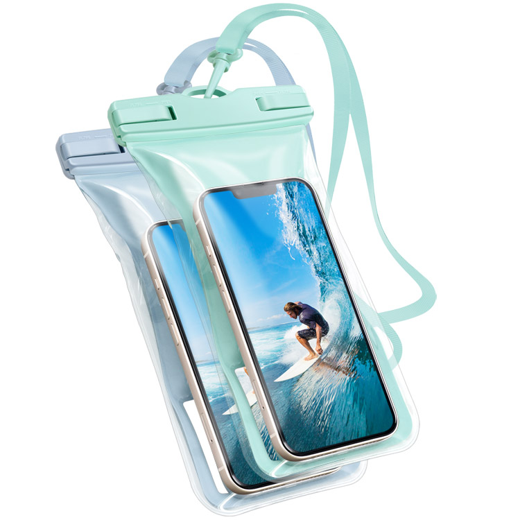 2枚セット 水に浮く スマホ 防水ケース ストラップ付き IPX8 操作可能 iPhone16 pro max plus 大きめ 多機種対応 防水スマホケース 水中撮影 スマートフォン | ZENIX DESIGN TECH | 07