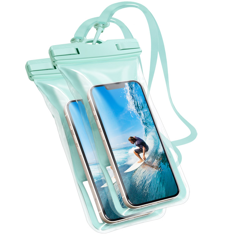 2枚セット 水に浮く スマホ 防水ケース ストラップ付き IPX8 操作可能 iPhone16 pro max plus 大きめ 多機種対応 防水スマホケース 水中撮影 スマートフォン | ZENIX DESIGN TECH | 10