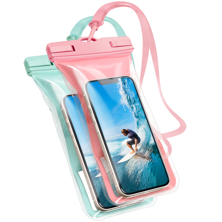 2枚セット 水に浮く スマホ 防水ケース ストラップ付き IPX8 操作可能 iPhone16 pro max plus 大きめ 多機種対応 防水スマホケース 水中撮影 スマートフォン | ZENIX DESIGN TECH | 11